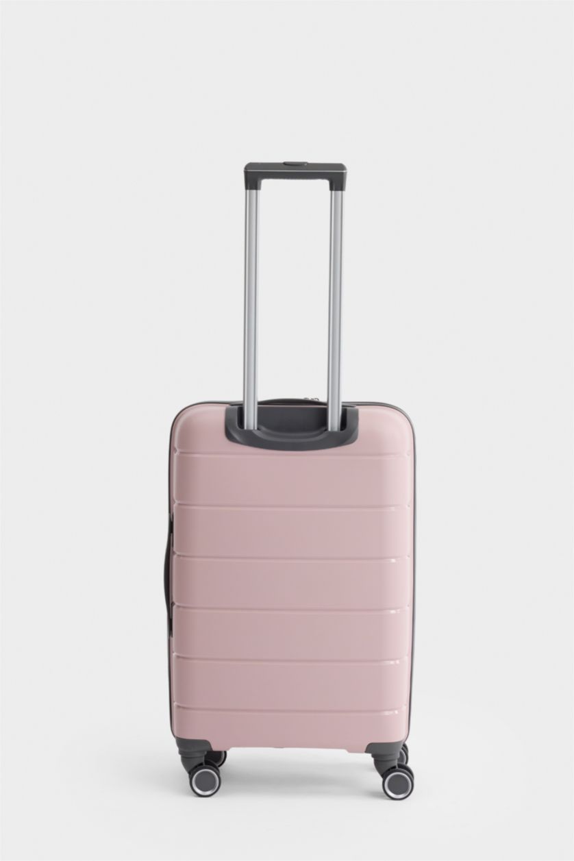 Kadın Pembe Orta Unisex Sert Kapaklı Valiz