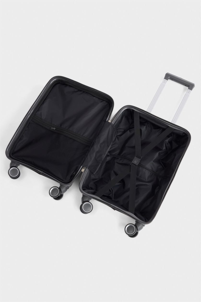 Kadın Pembe Kucuk Unisex Sert Kapaklı Valiz