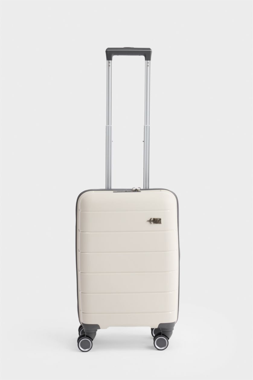 Kadın Beyaz Unisex Sert Kapaklı Valiz