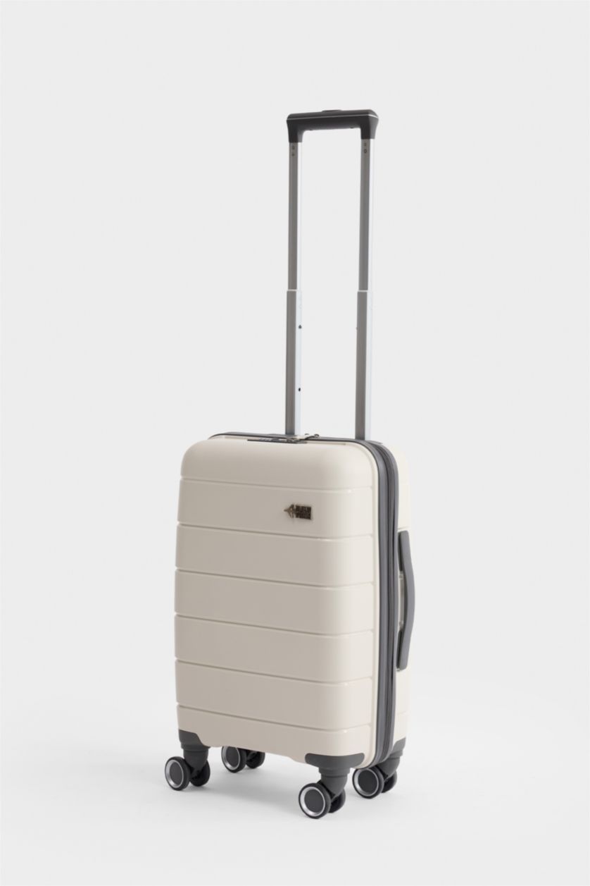 Kadın Beyaz Unisex Sert Kapaklı Valiz