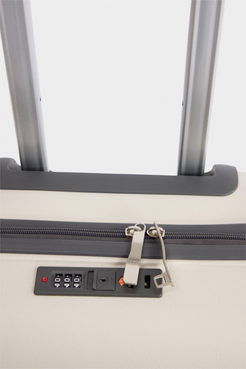 Kadın Beyaz Unisex Sert Kapaklı Valiz