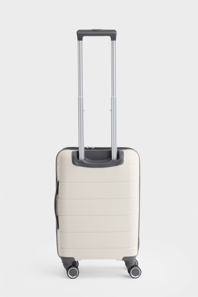 Kadın Beyaz Unisex Sert Kapaklı Valiz