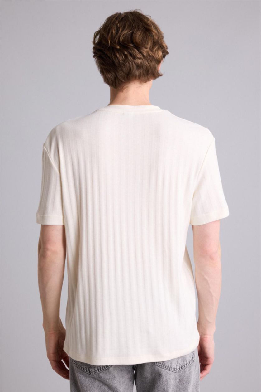 MAN Ecru Man Short Sleeve T-Shirt