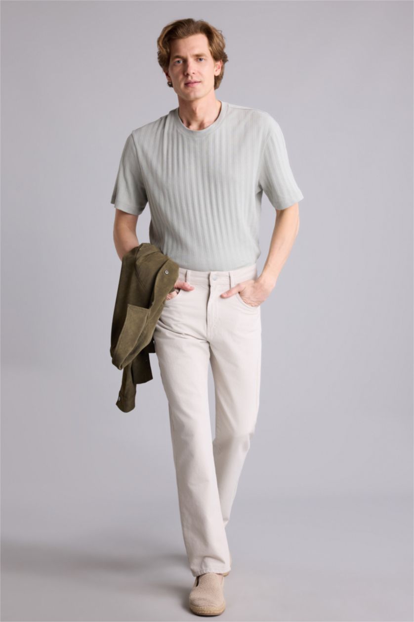 Erkek Mint Regular Fıt Kısa Kollu Tişört