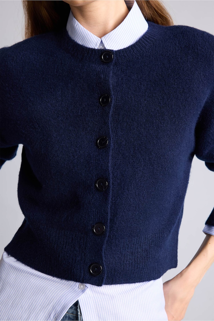 Әйелдерге әскери-теңіз Regular Fit кардиган