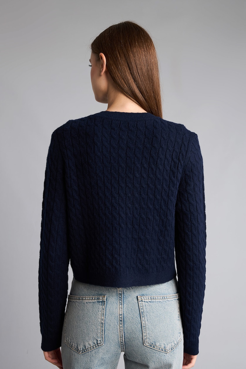 Әйелдерге әскери-теңіз Regular Fit кардиган