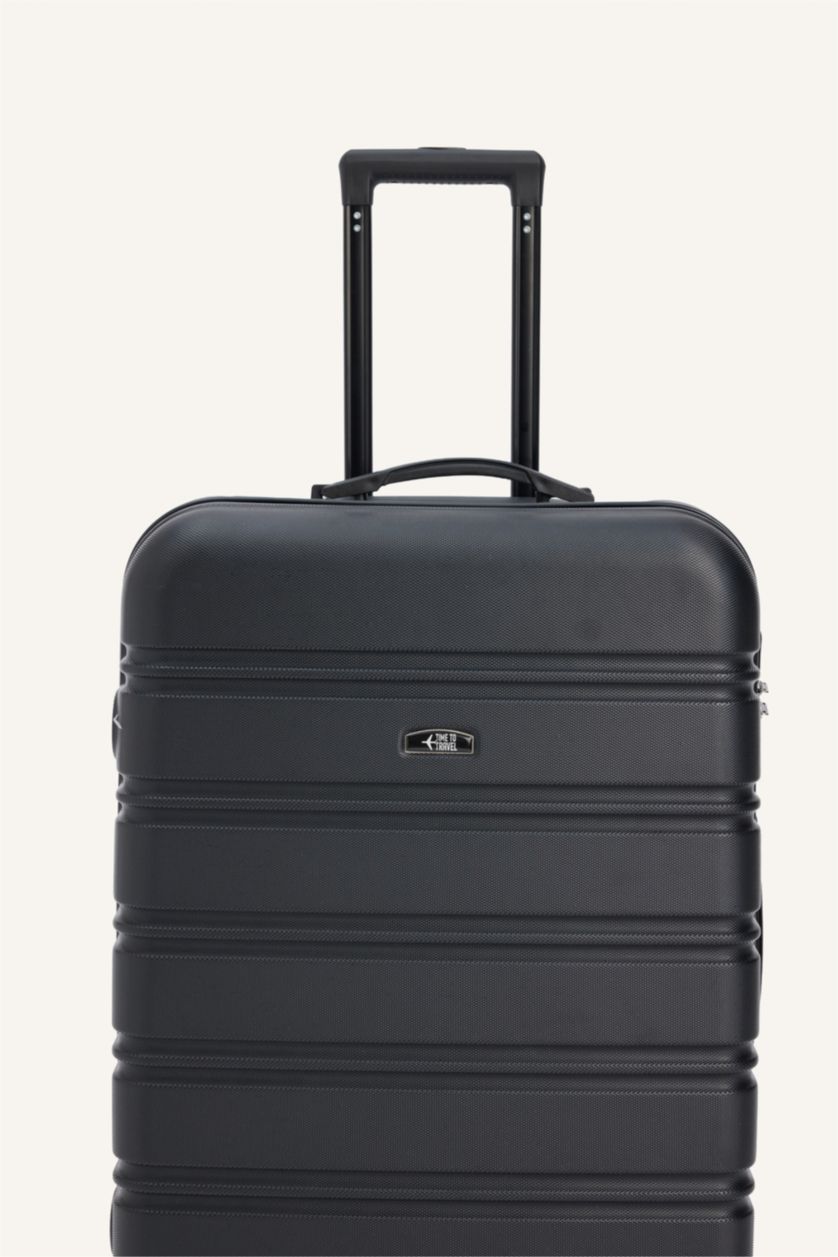 Kadın Siyah Büyük Unisex Sert Kapaklı Büyük Boy	 Valiz