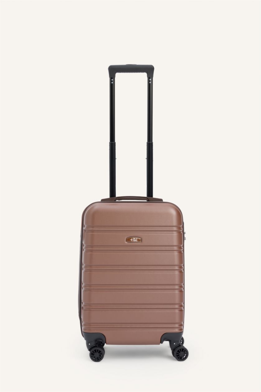 Kadın Kahve Unisex Sert Kapaklı Büyük Boy	 Valiz