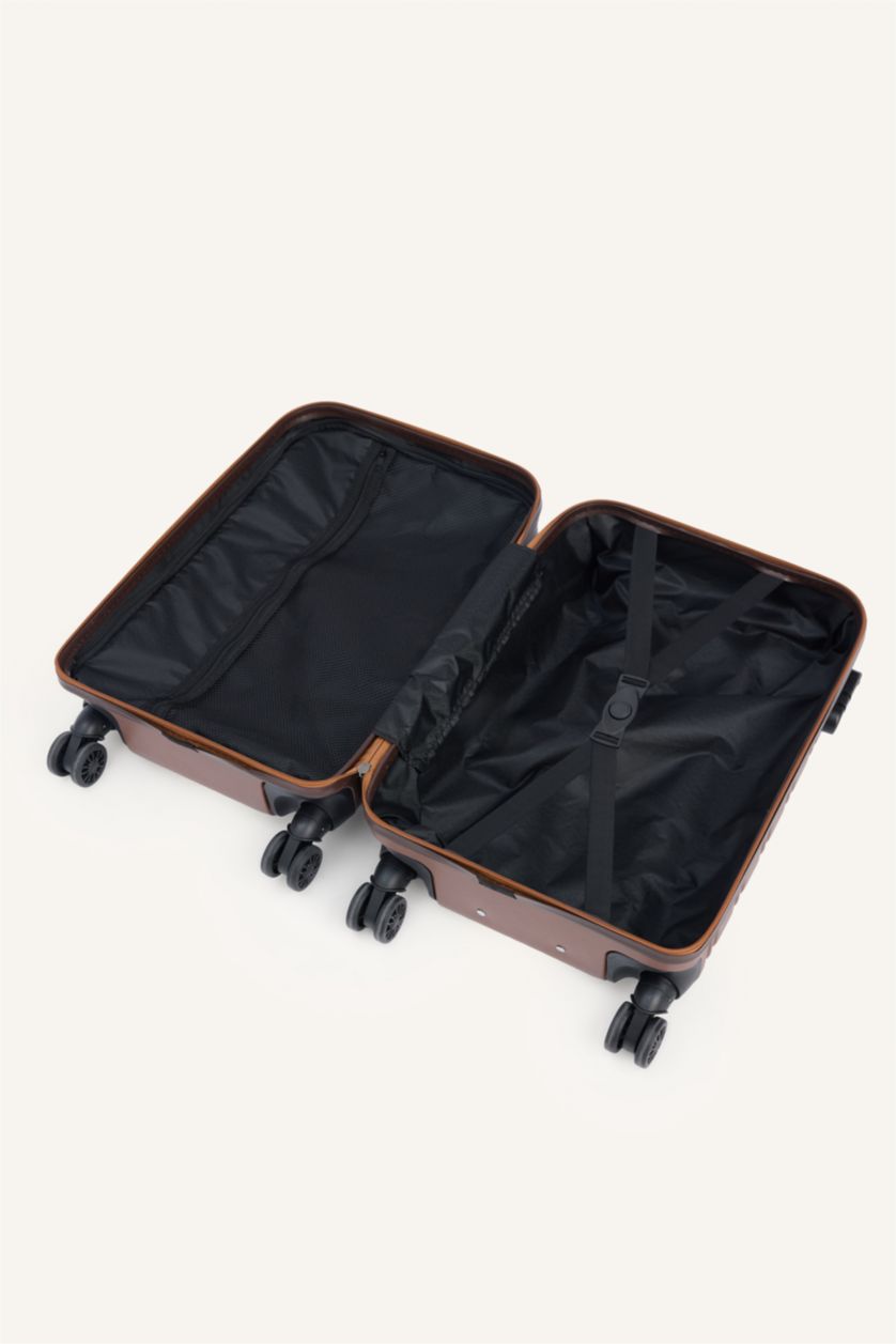 Kadın Kahve Unisex Sert Kapaklı Büyük Boy	 Valiz