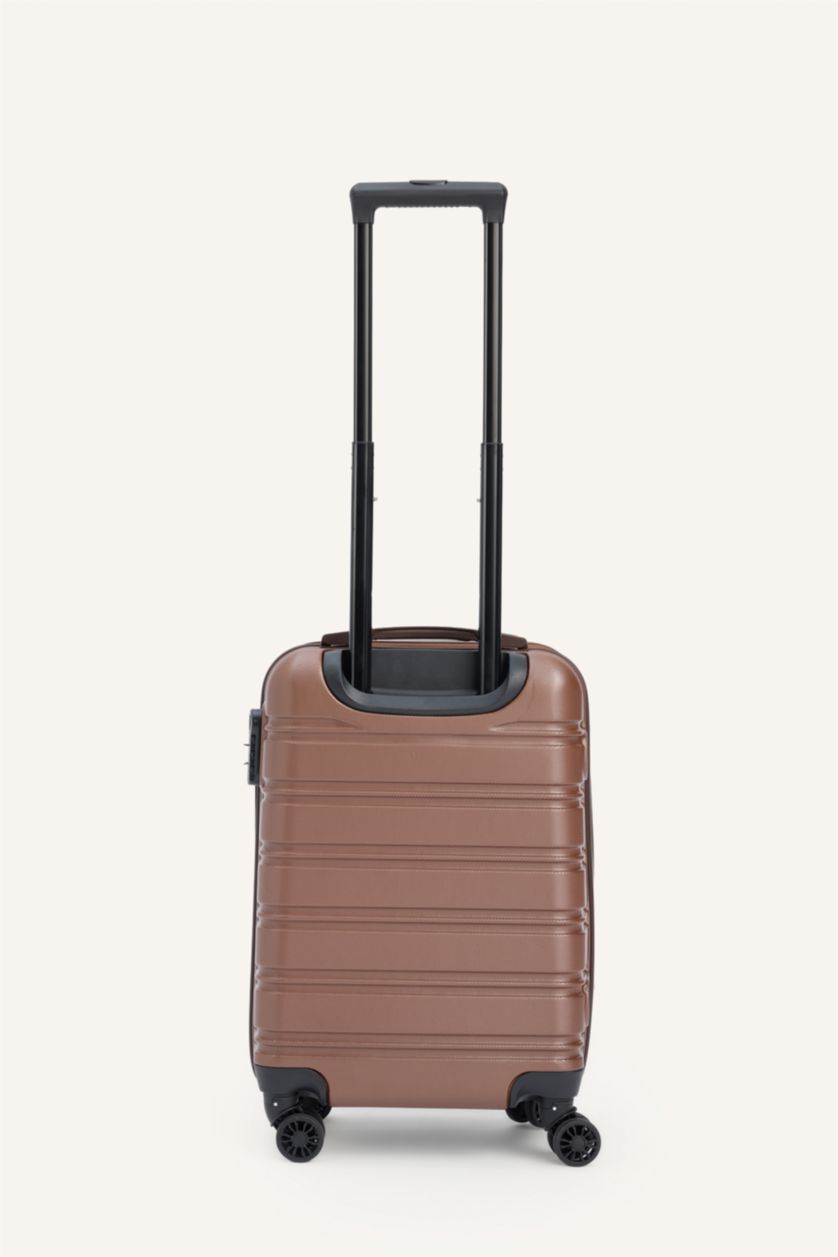 Kadın Kahve Unisex Sert Kapaklı Büyük Boy	 Valiz