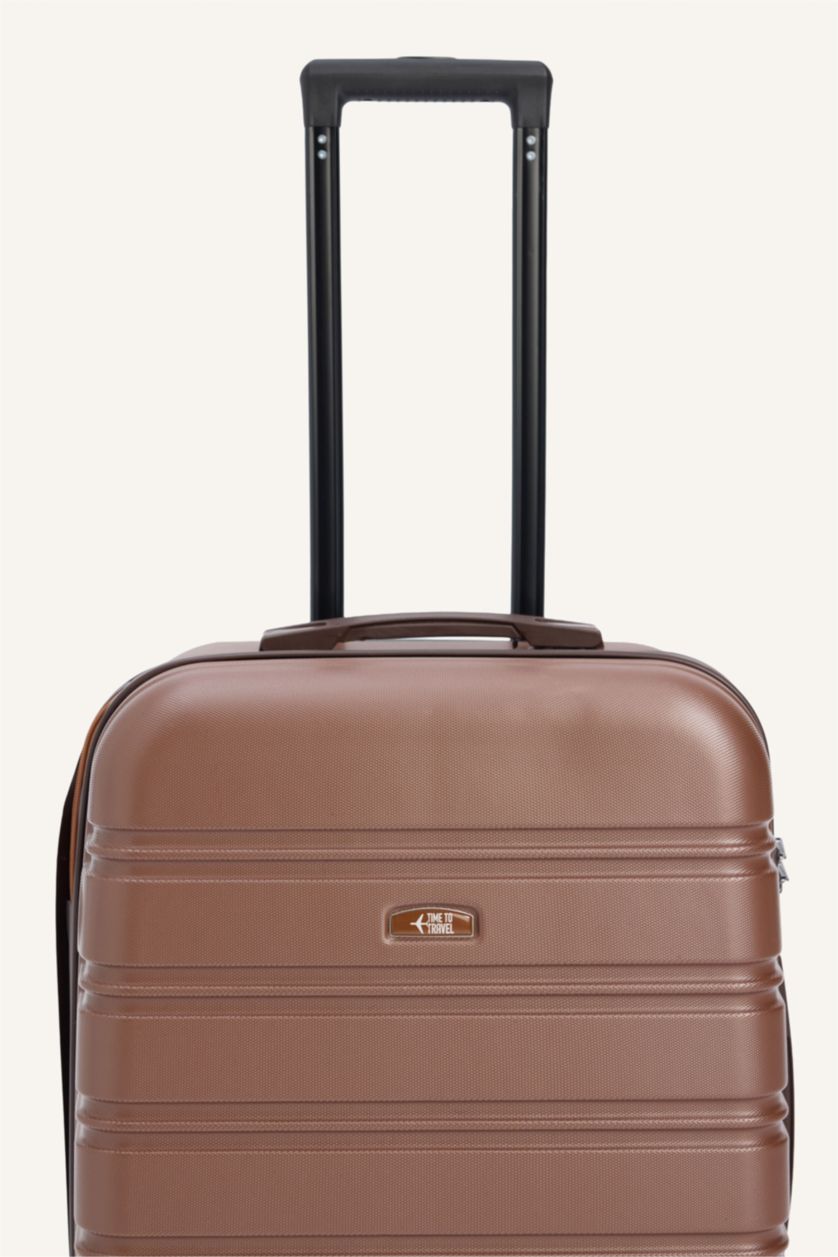 Kadın Kahve Unisex Sert Kapaklı Büyük Boy	 Valiz