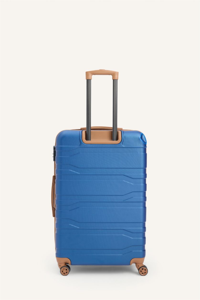 Kadın Mavi Büyük Unisex Sert Kapaklı Büyük Boy	 Valiz