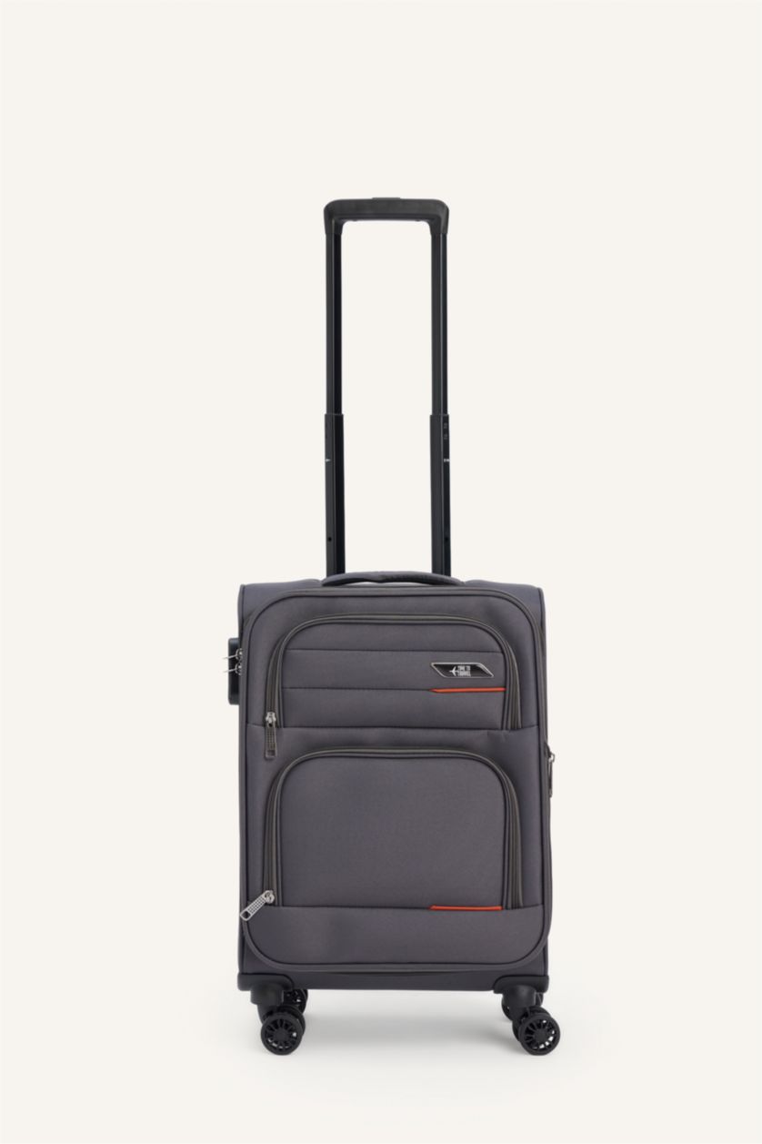 Kadın Gri Küçük Unisex Sert Kapaklı Büyük Boy	 Valiz