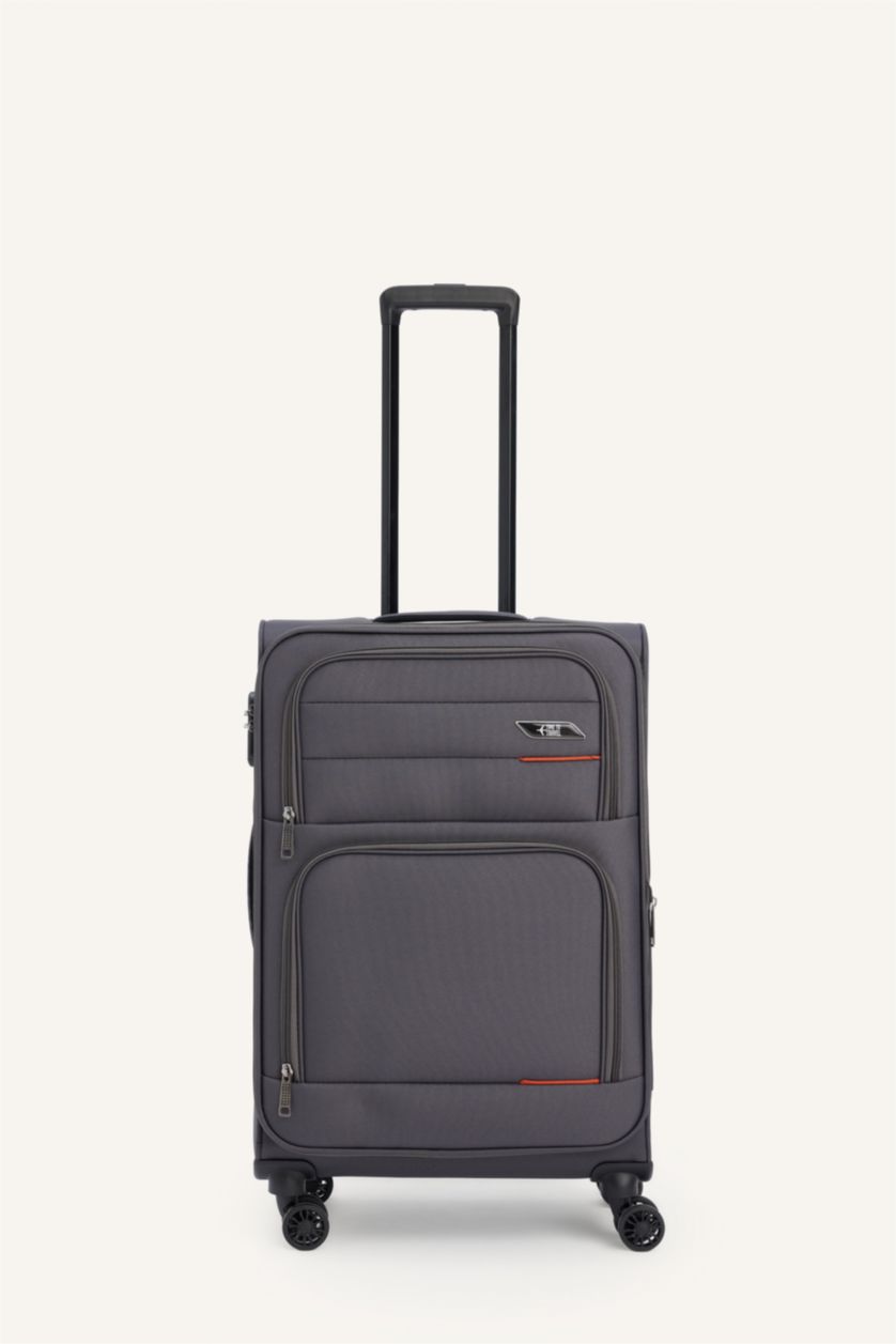 Kadın Gri Orta Unisex Sert Kapaklı Büyük Boy	 Valiz