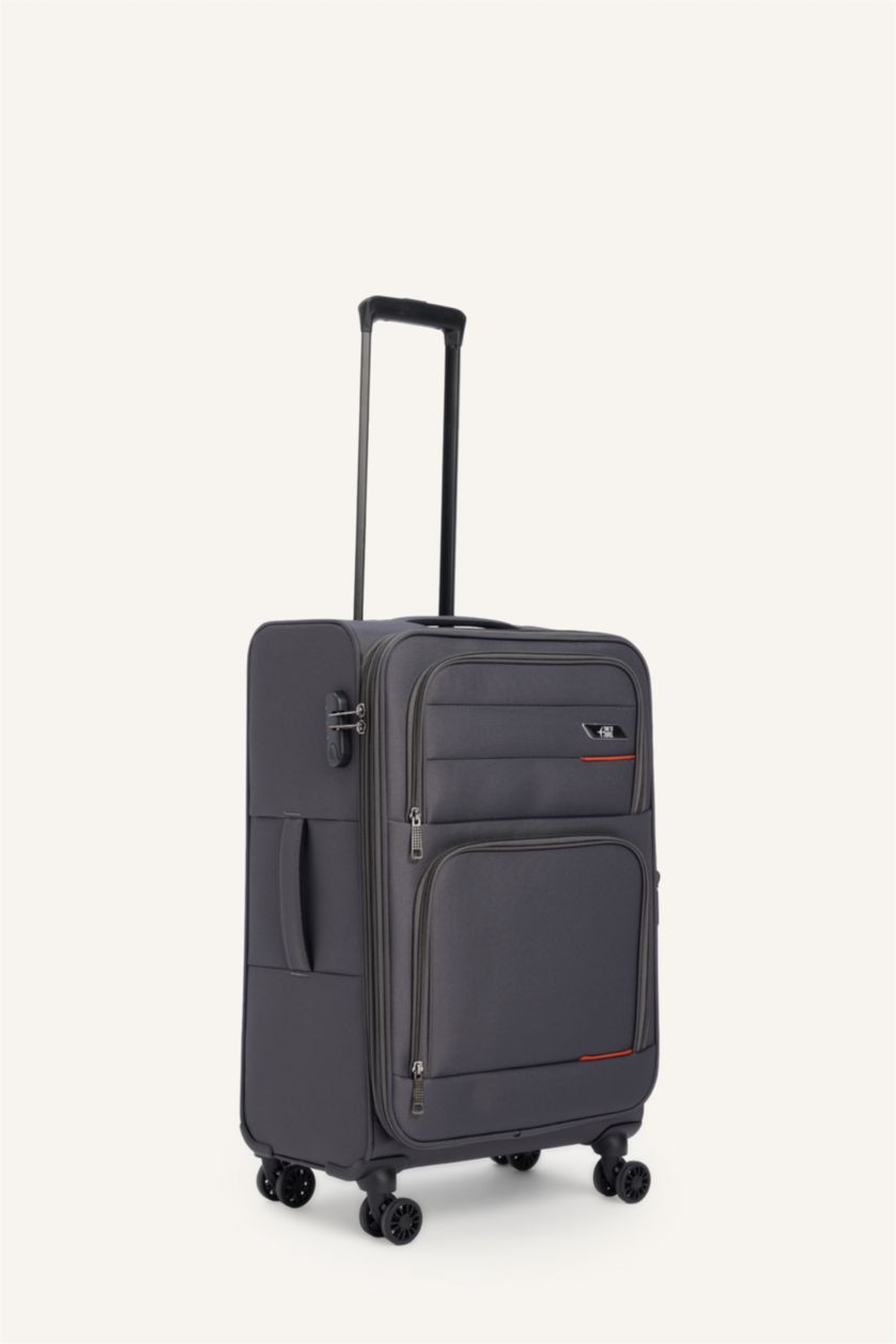 Kadın Gri Orta Unisex Sert Kapaklı Büyük Boy	 Valiz