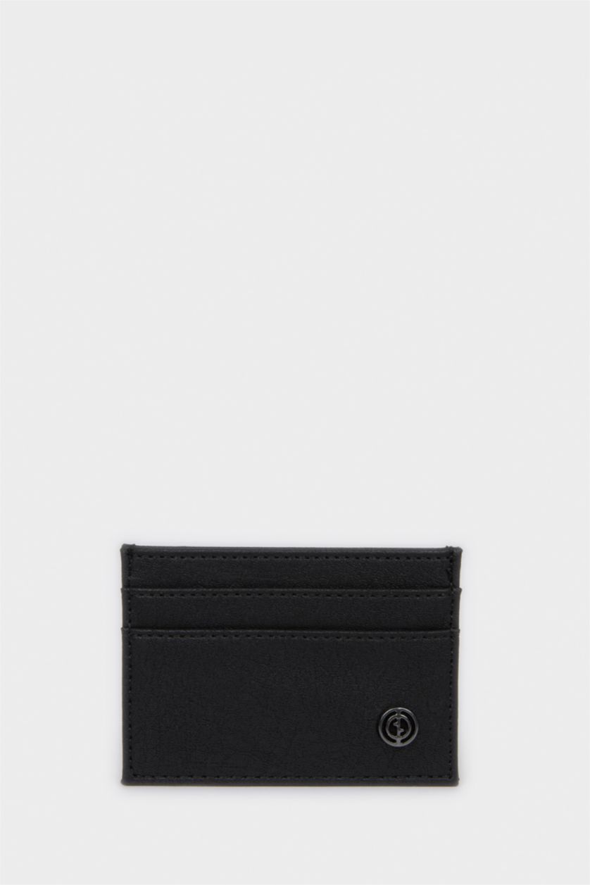 Erkek Siyah Erkek Suni Deri Kartlık