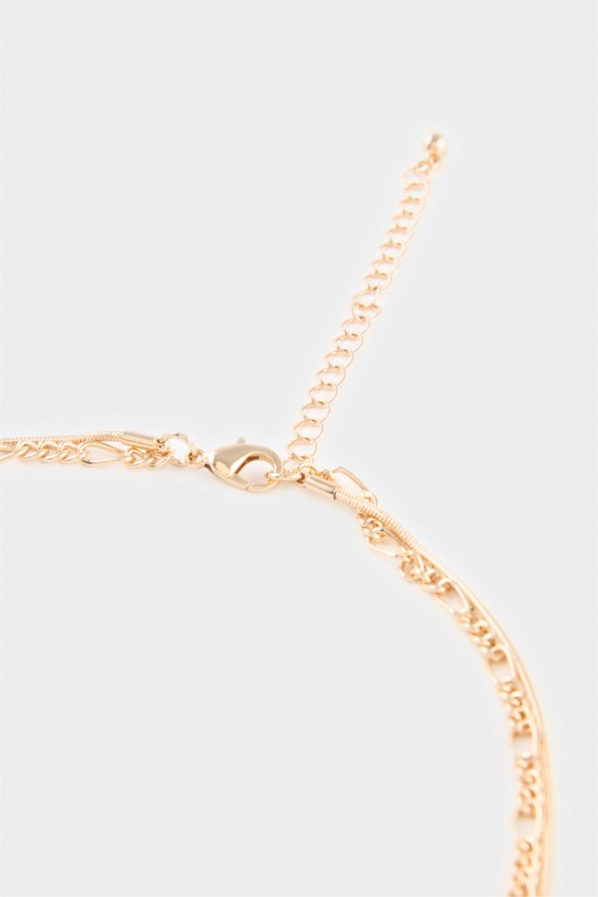 Kadın Açık Kahve Kadın 2'li Kolye