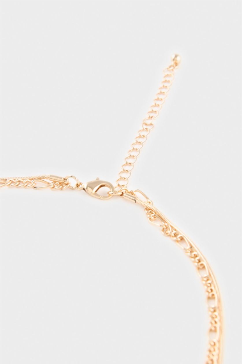 Kadın Açık Kahve Kadın 2'li Kolye