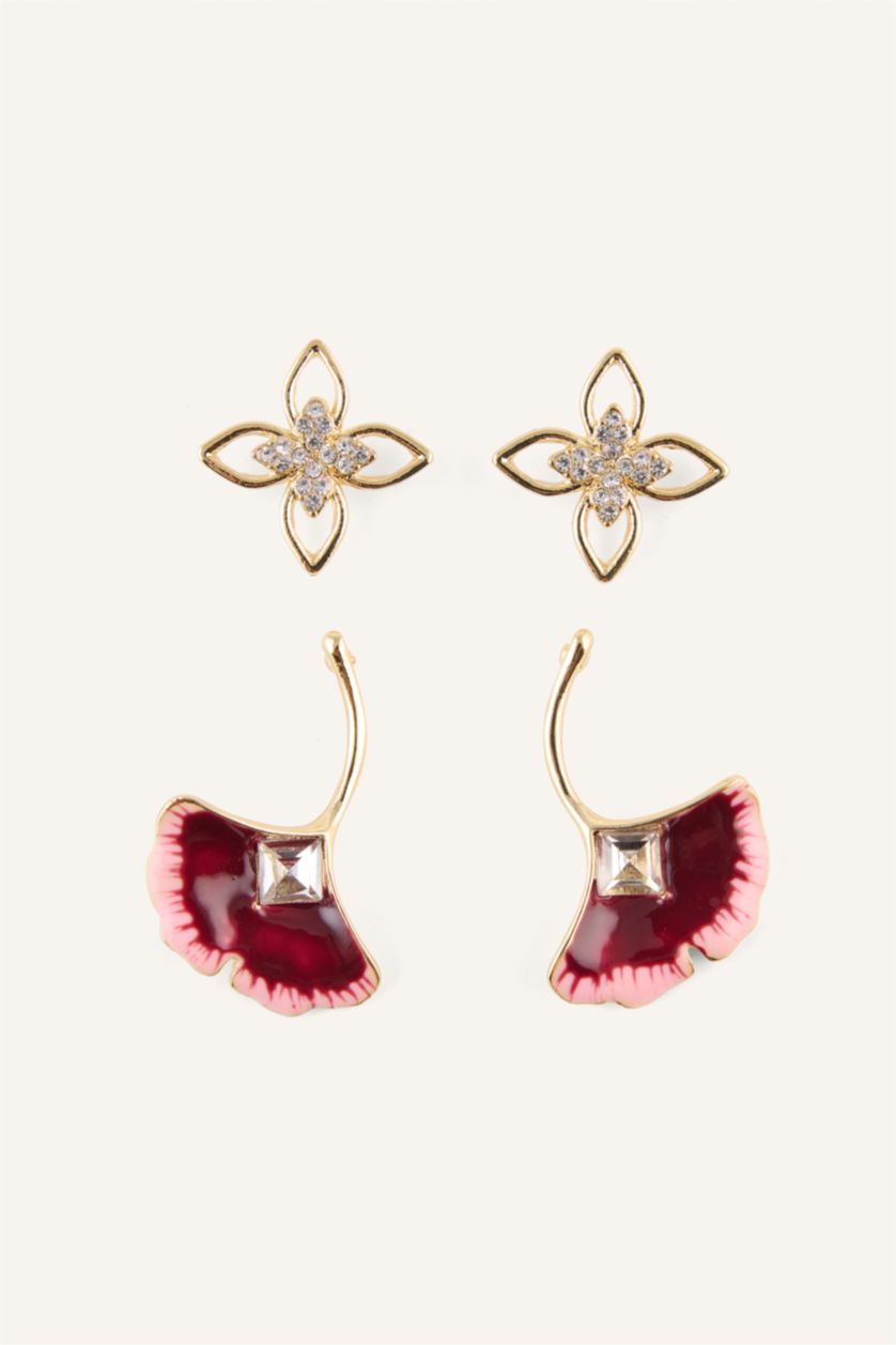 Kadın Karma Kadın 2'li Küpe