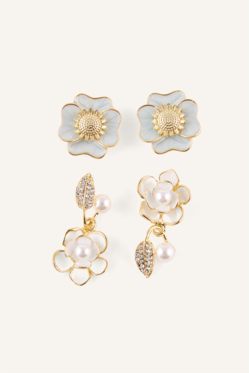 Kadın Karma Kadın 2'li Küpe