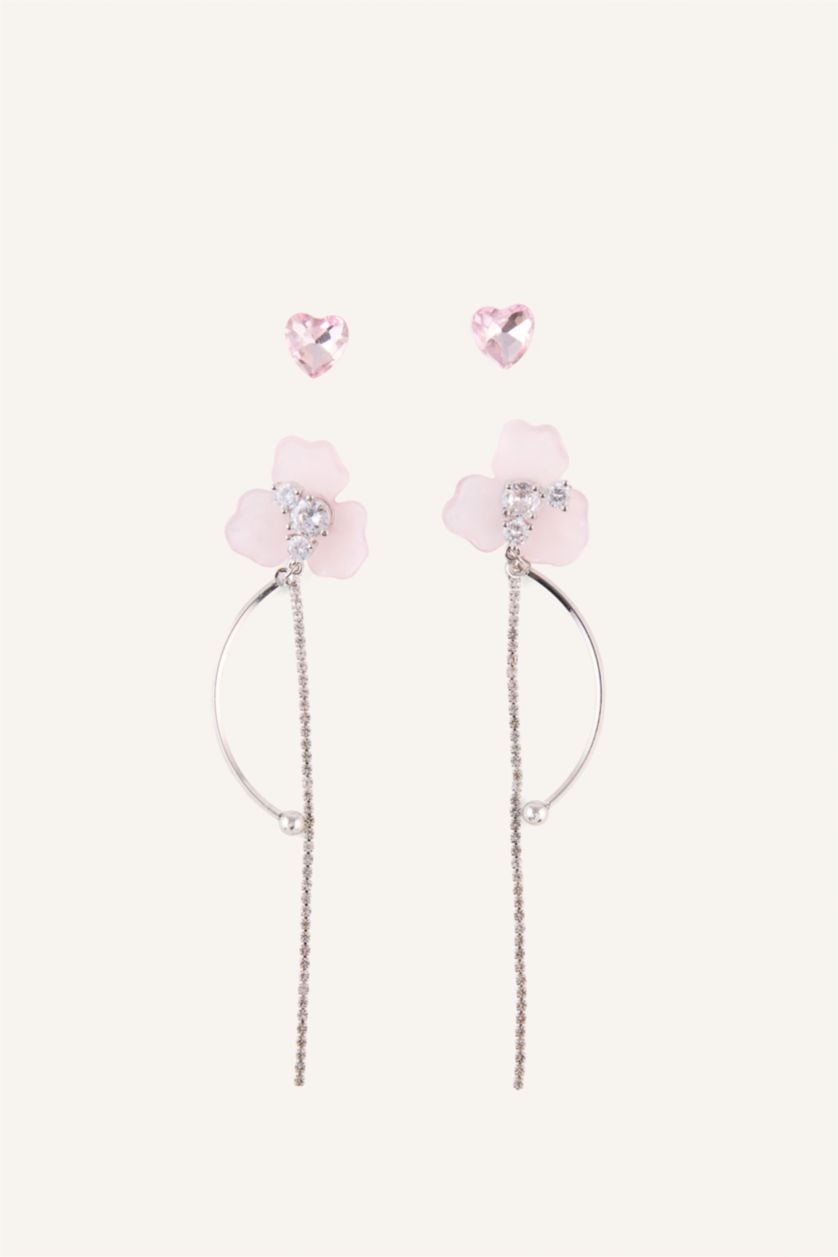 Kadın Karma Kadın 2'li Küpe