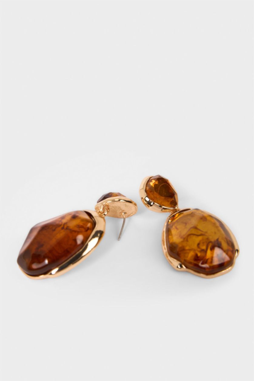 Women Light Brown Earring
