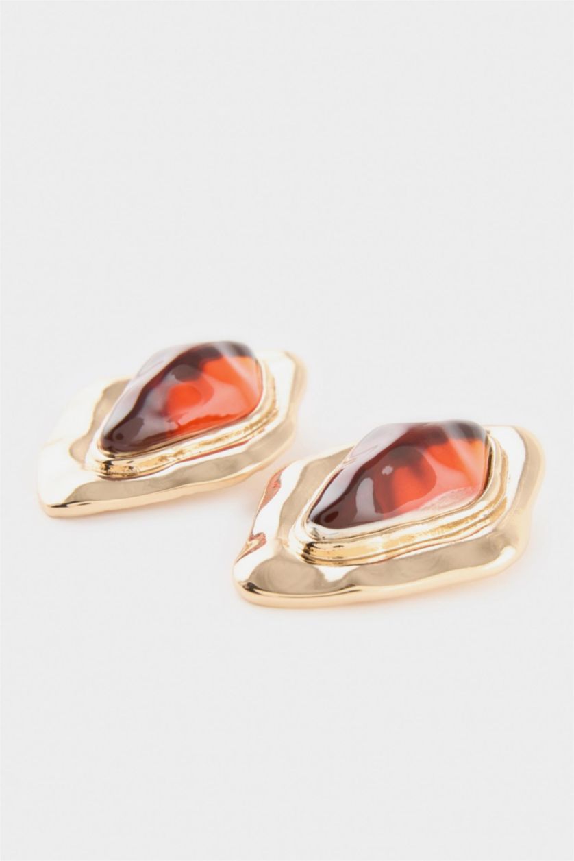 Kadın Açık Kahve Kadın Küpe