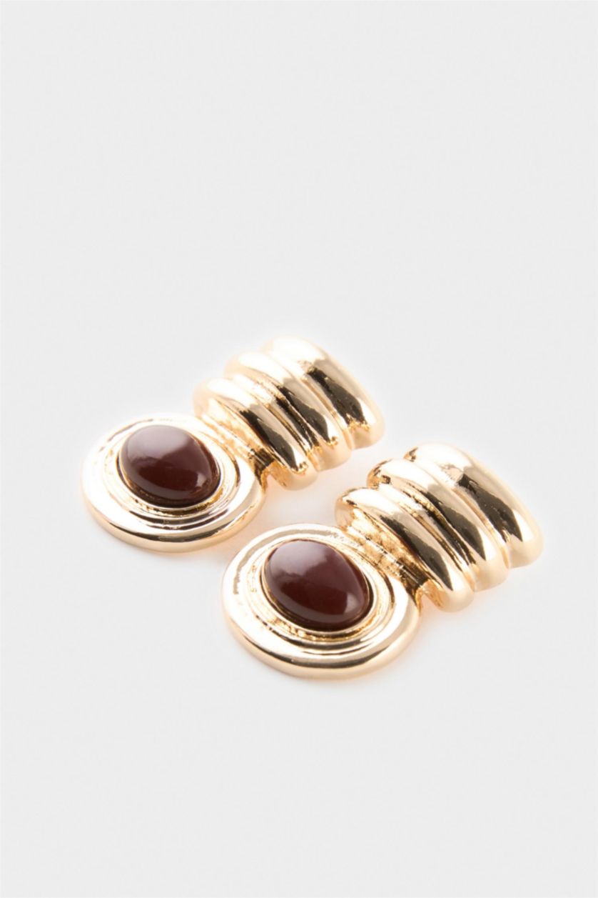 Kadın Açık Kahve Kadın Küpe