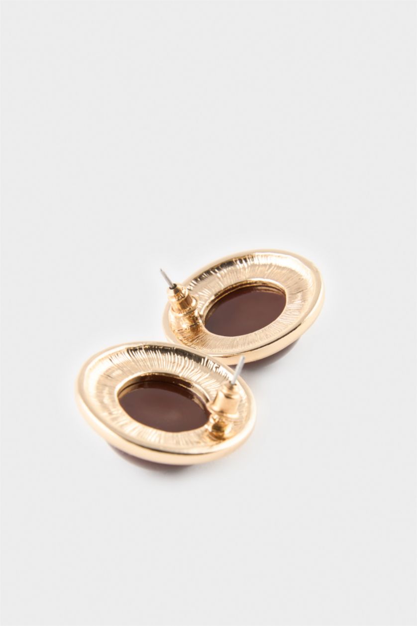 Kadın Açık Kahve Kadın Küpe