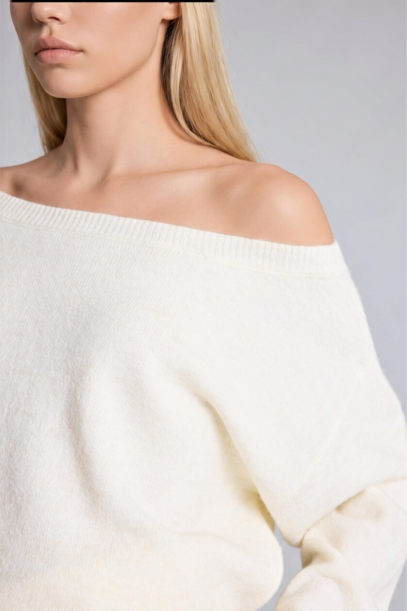 Әйелдерге экру Regular Fit жемпір