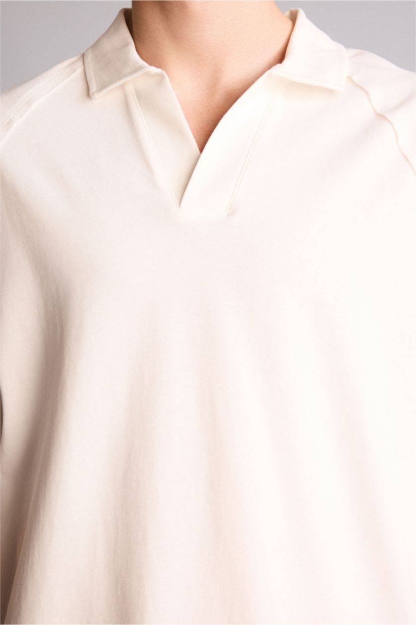 رجال بيج فاتح Man Short Sleeve Polo T-Shirt