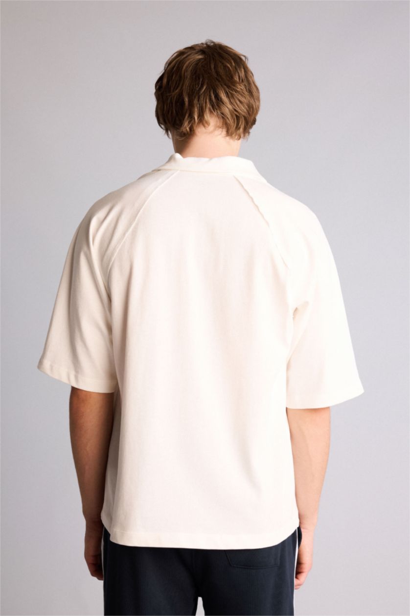 رجال بيج فاتح Man Short Sleeve Polo T-Shirt