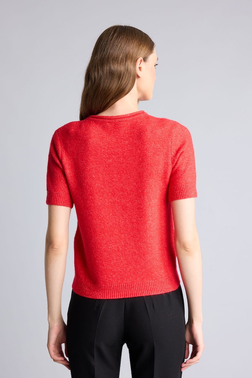 Әйелдерге қызыл Regular Fit жемпір