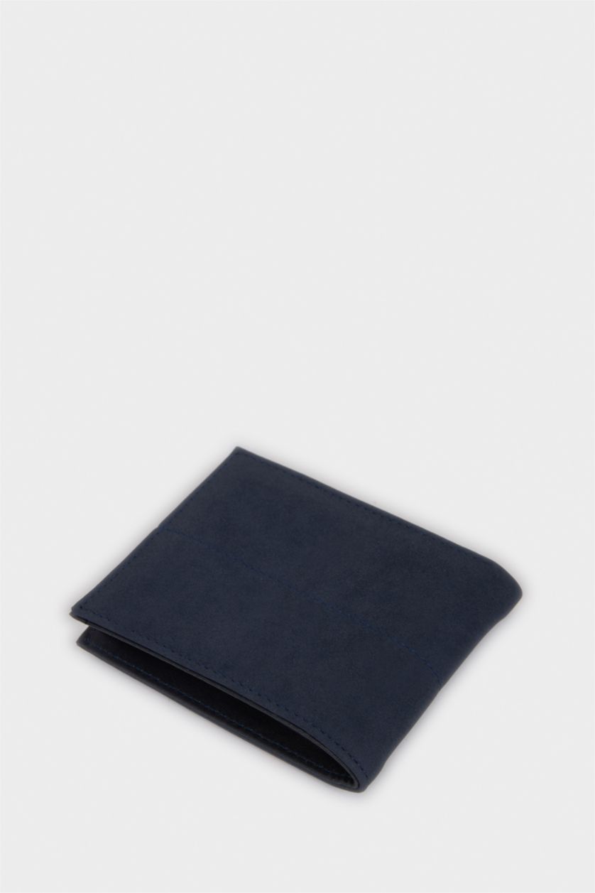 Erkek Lacivert Erkek Süet Cüzdan
