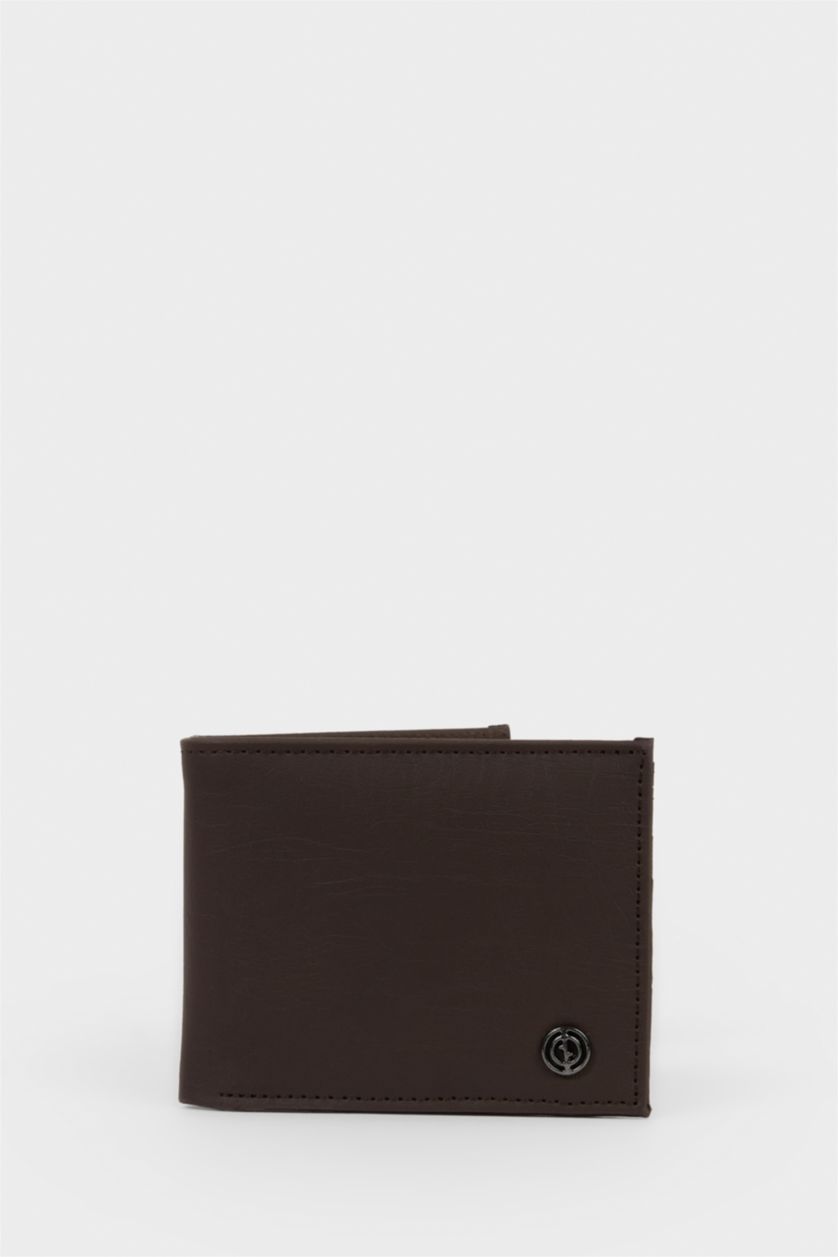 Erkek Kahve Erkek Suni Deri Cüzdan