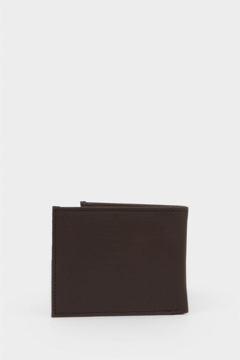 Erkek Kahve Erkek Suni Deri Cüzdan