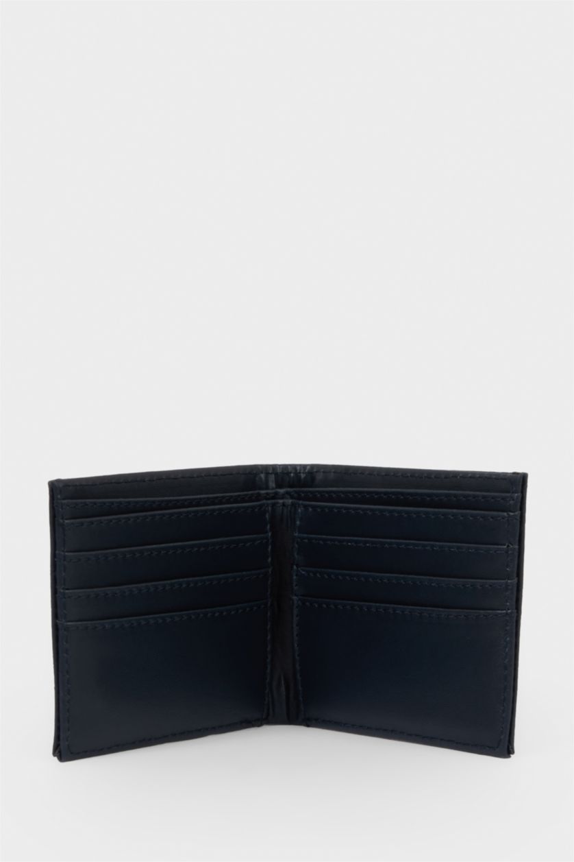 Erkek Lacivert Erkek Suni Deri Cüzdan