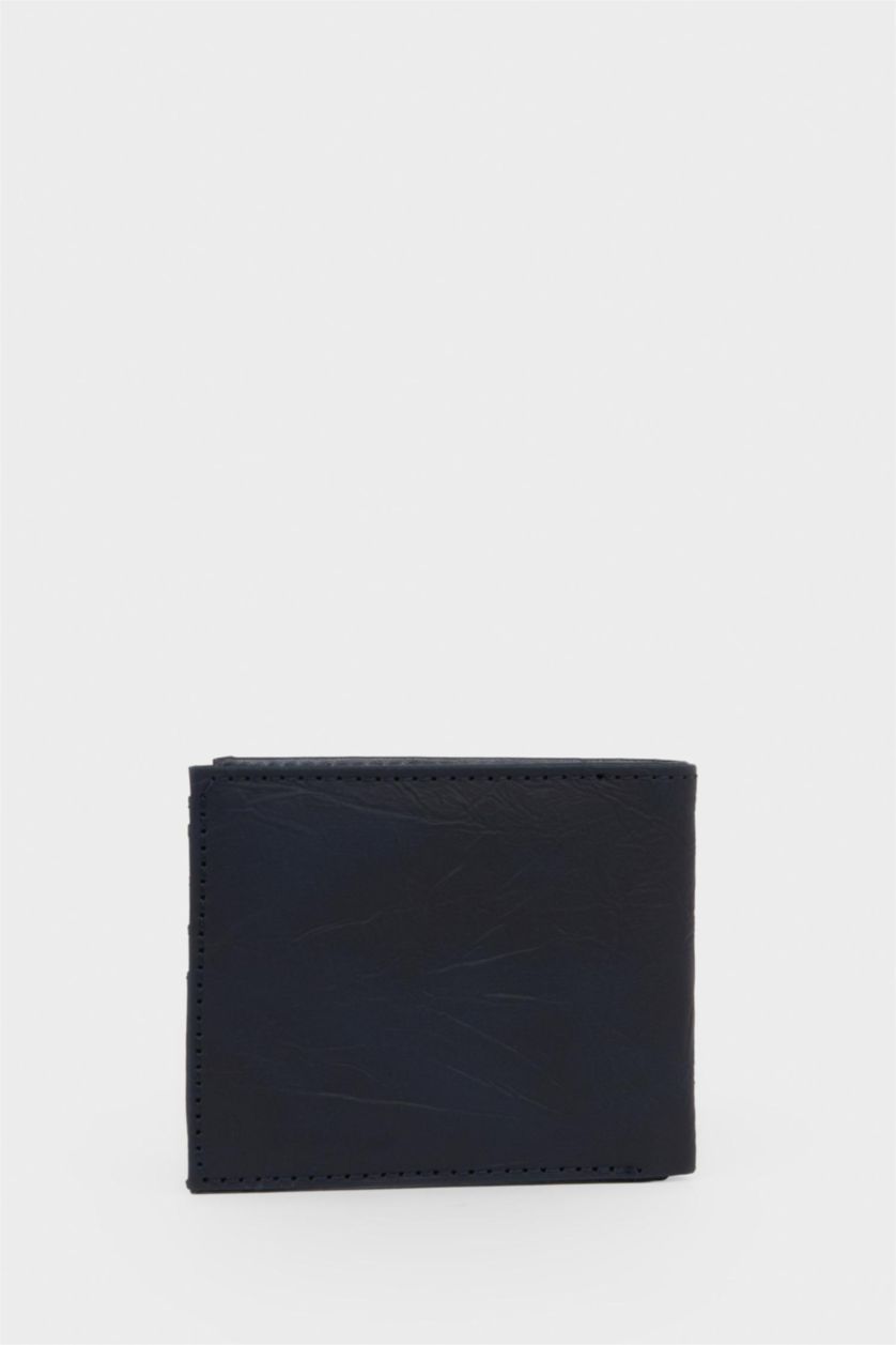 Men NAVY Man Faux Leather Wallets