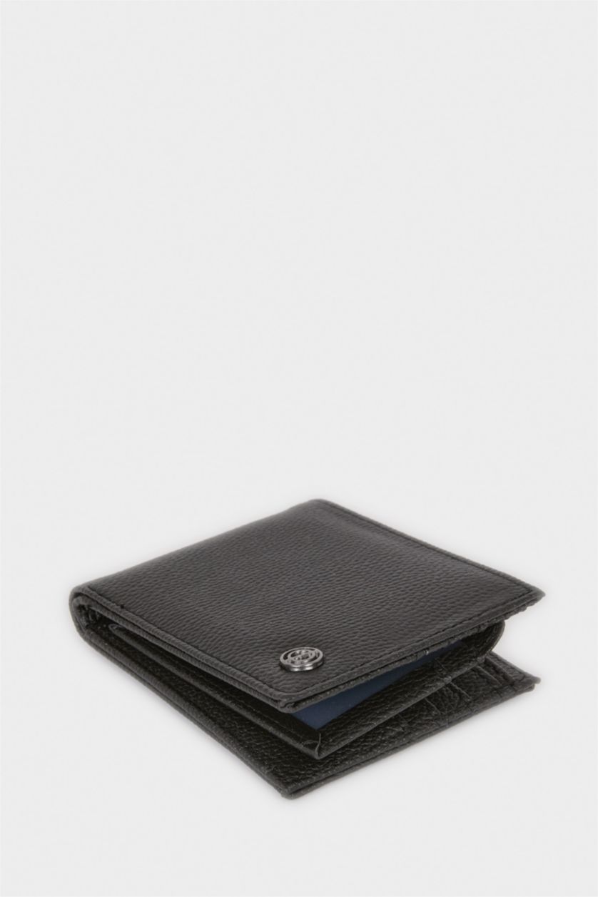 Erkek Siyah Erkek Suni Deri Cüzdan