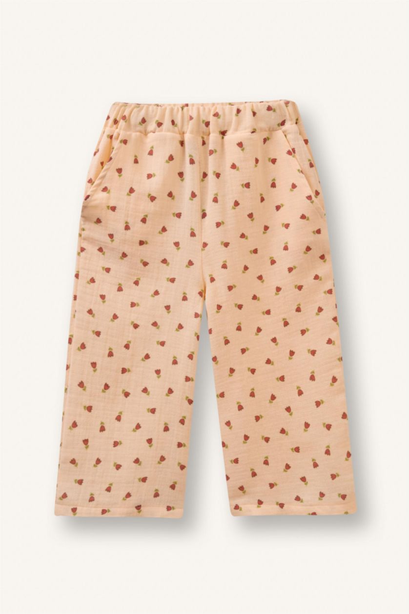 BABY GIRL Salmon Baby Girl Floral 2 Piece Set