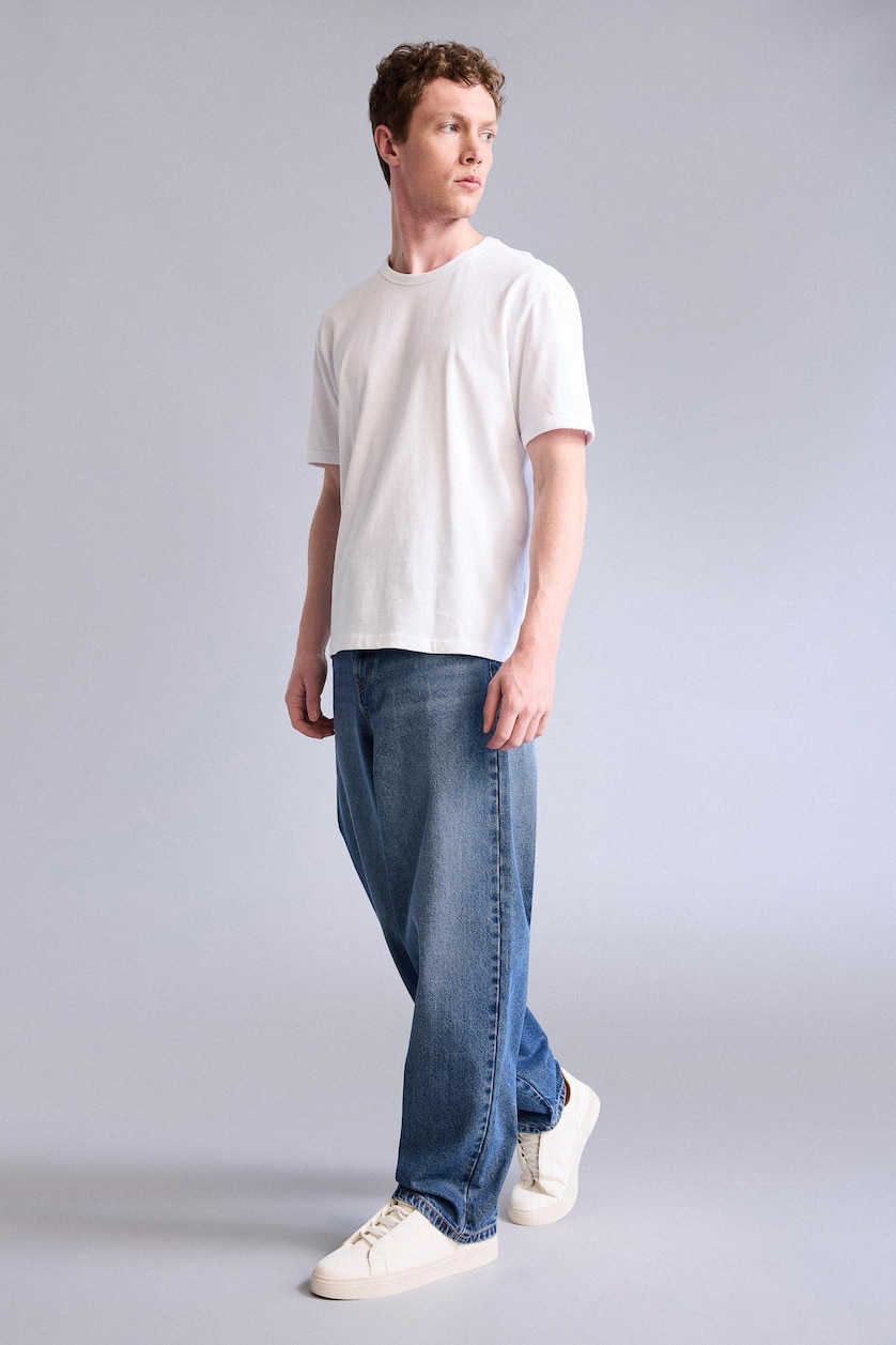 MAN Blue Super Baggy Fit Jeans
