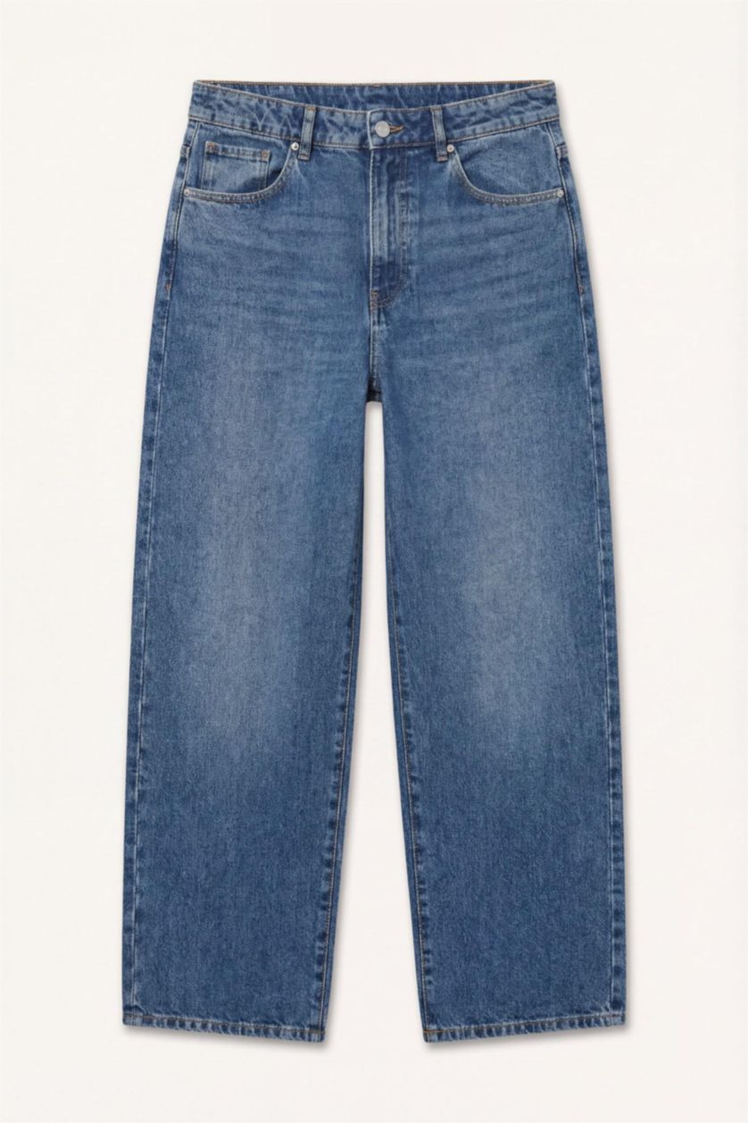 MAN Blue Regular Hem Jeans
