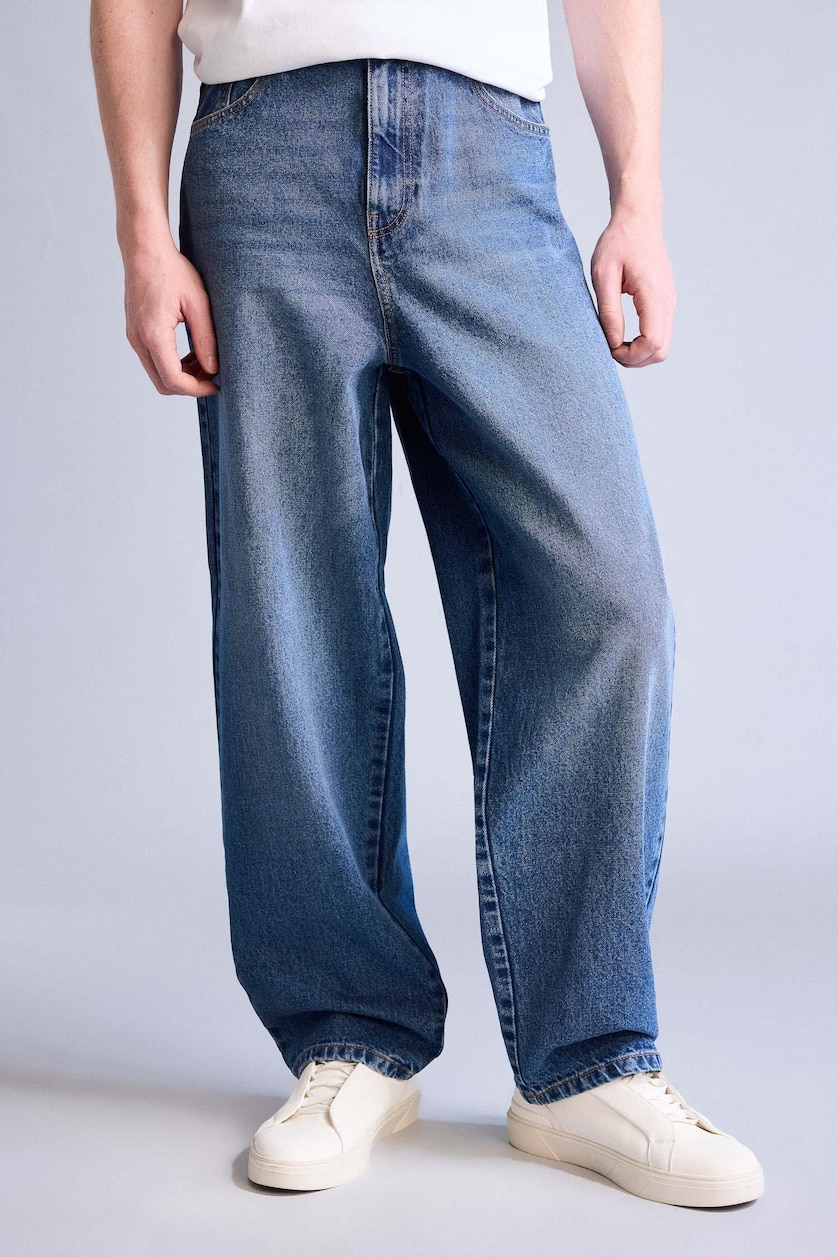 MAN Blue Super Baggy Fit Jeans