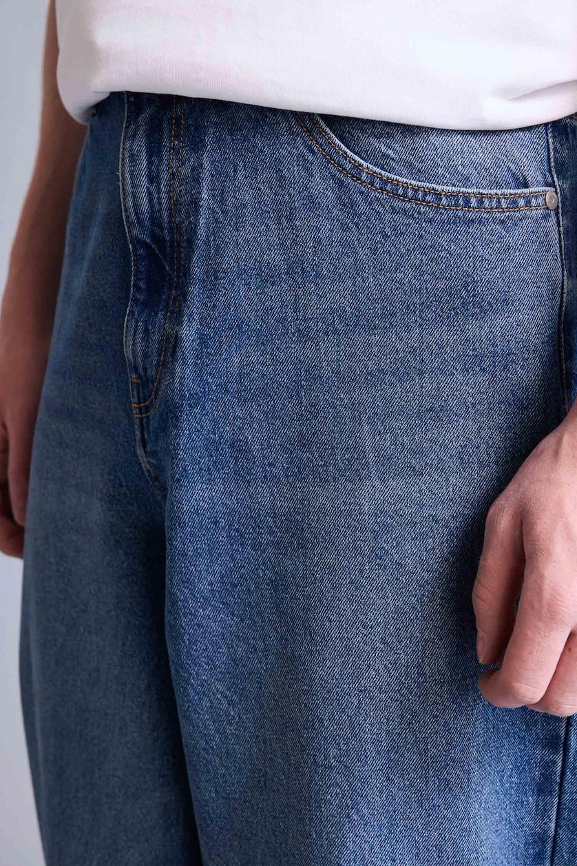 MAN Blue Super Baggy Fit Jeans
