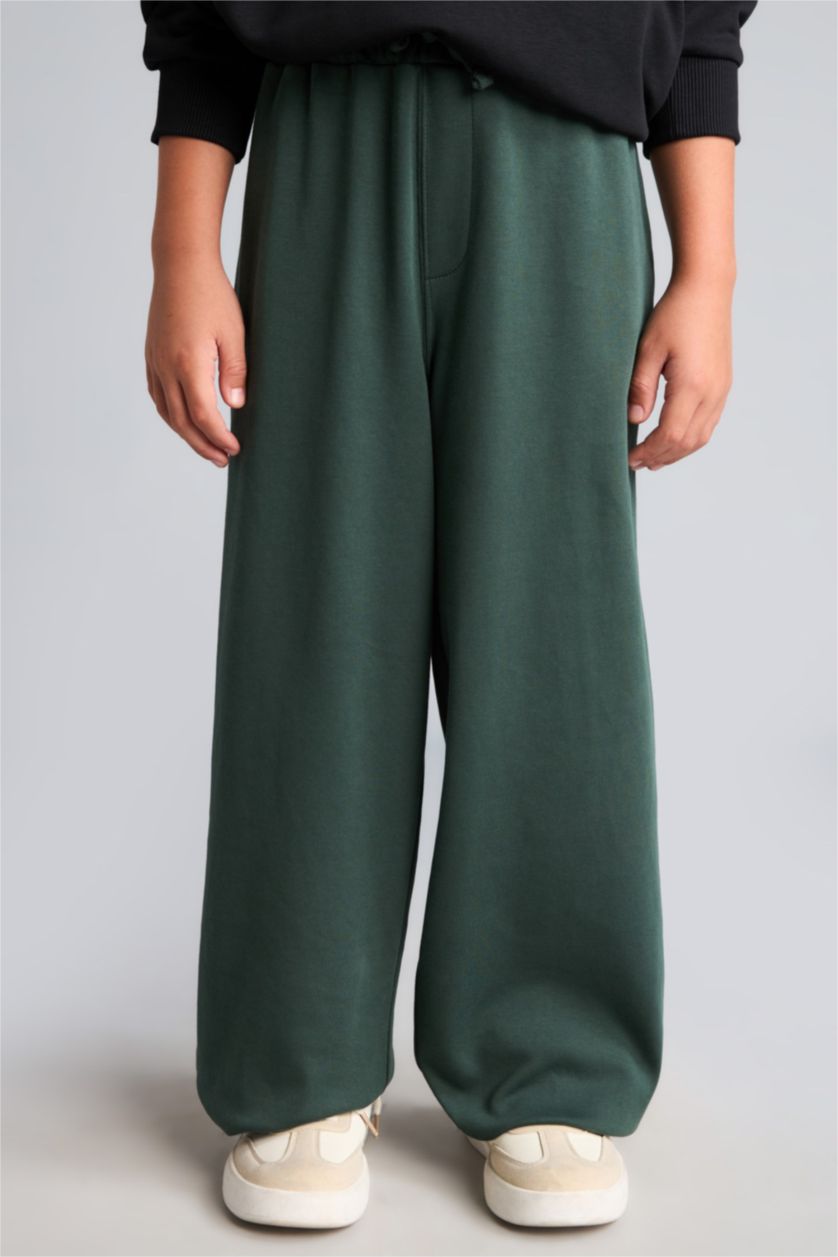Young Boys - Teen Boys Dark Green Regular Fit Trousers