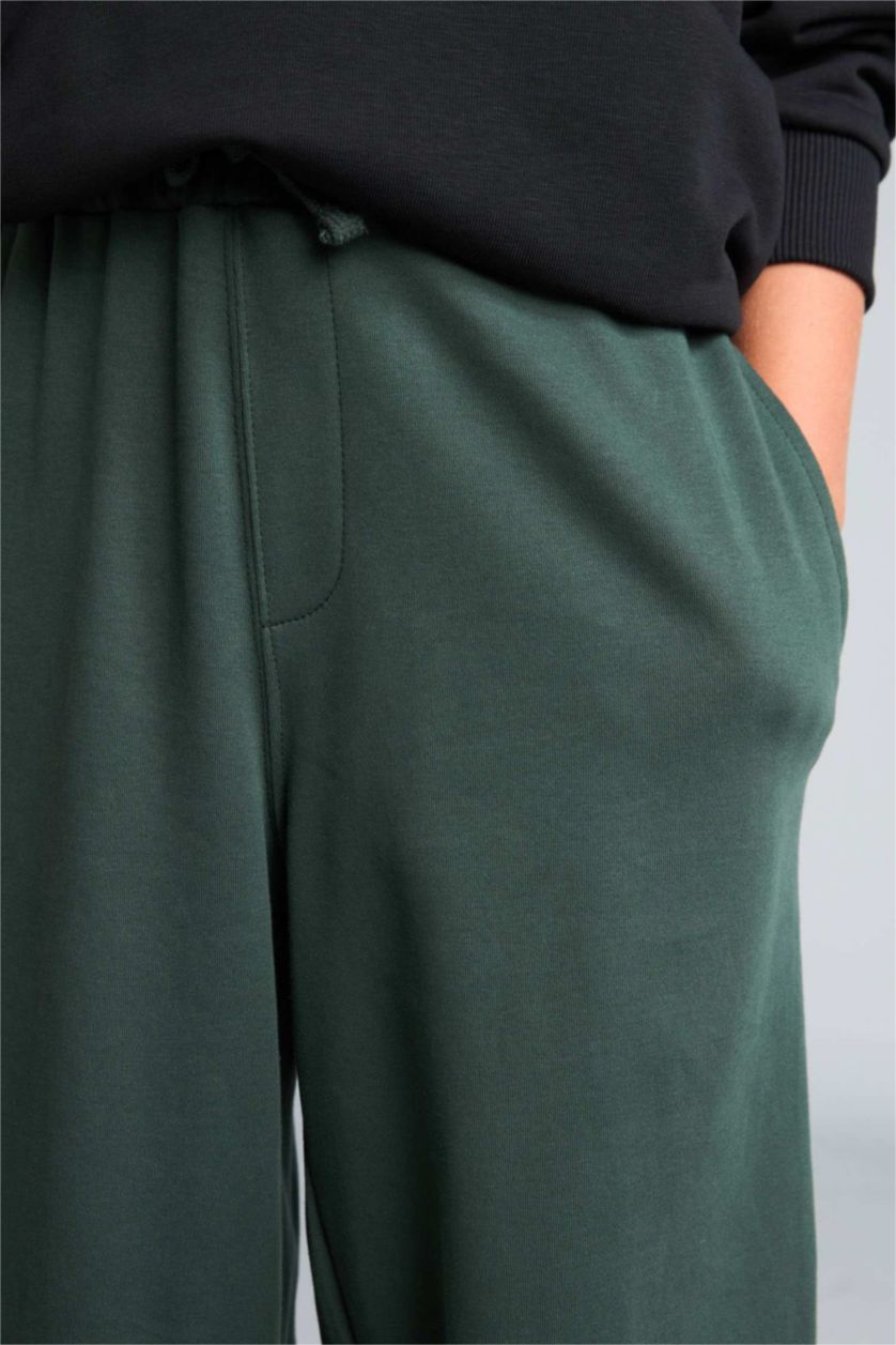 Young Boys - Teen Boys Dark Green Regular Fit Trousers