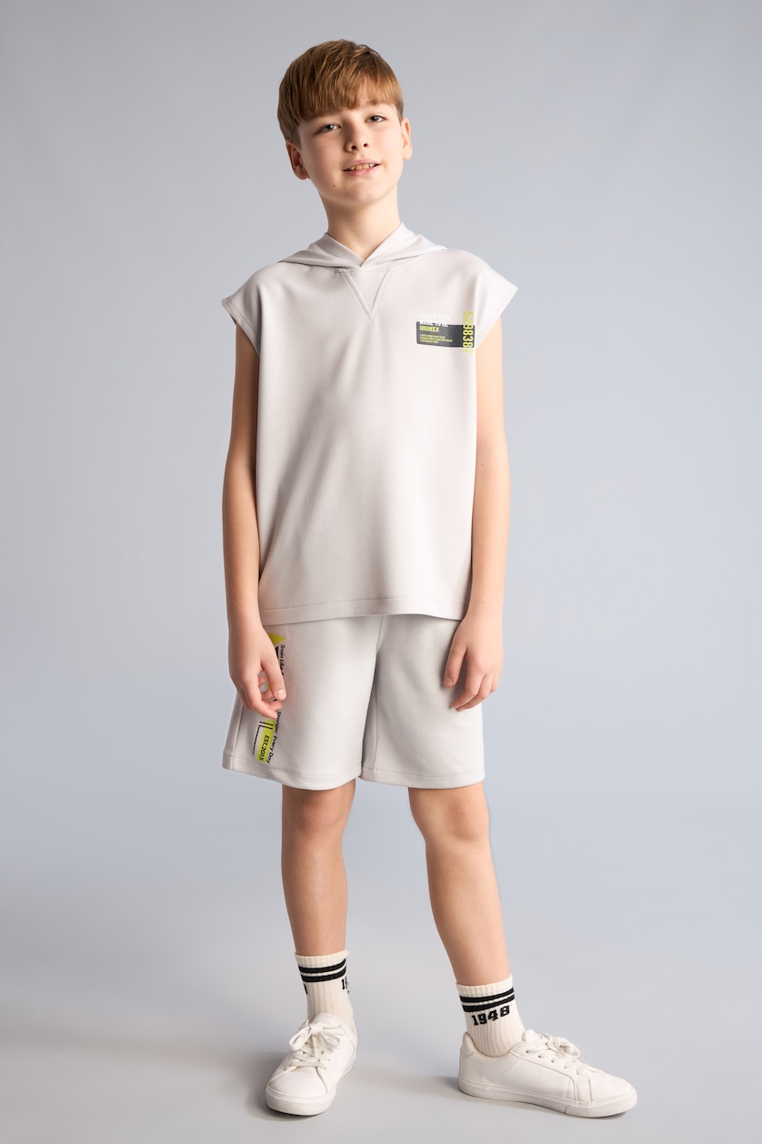 Young Boys - Teen Boys Light Grey Boy Regular Fit modal Vest