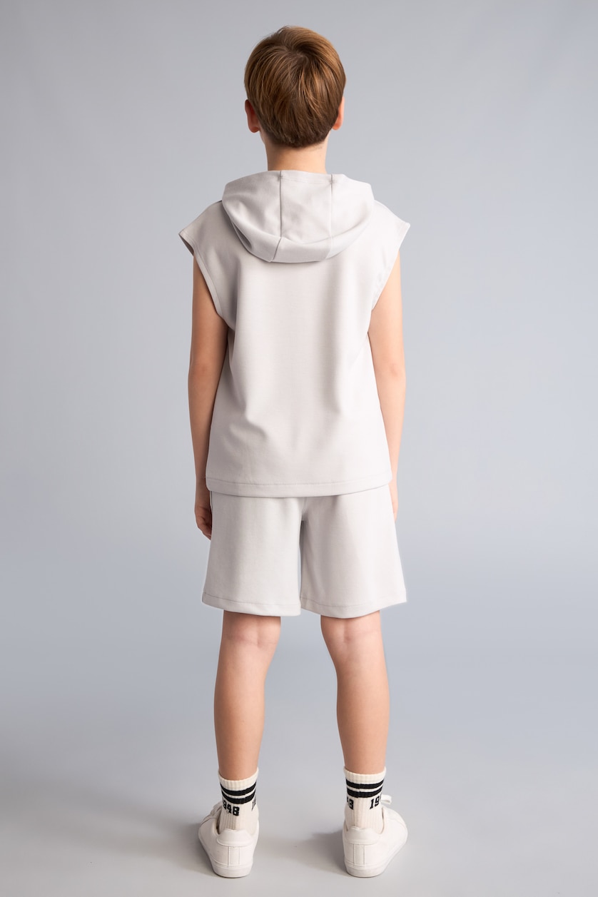 Young Boys - Teen Boys Light Grey Boy Regular Fit modal Vest