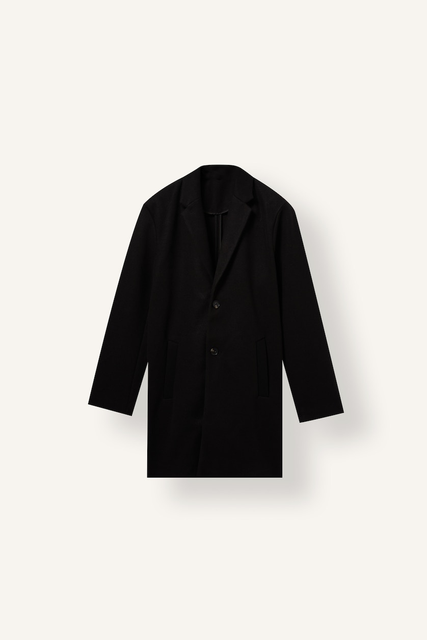 HOMME Noir Cachet Button Parka