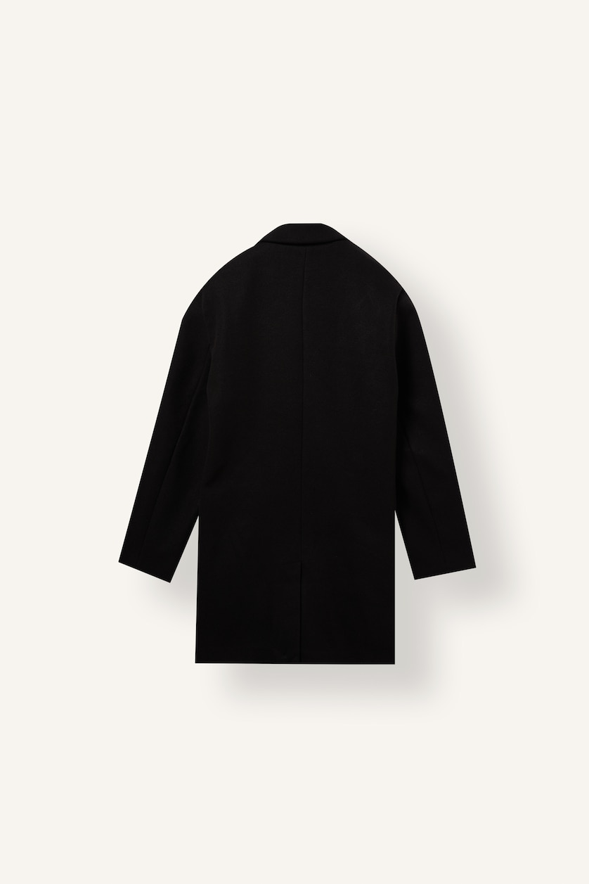 HOMME Noir Cachet Button Parka